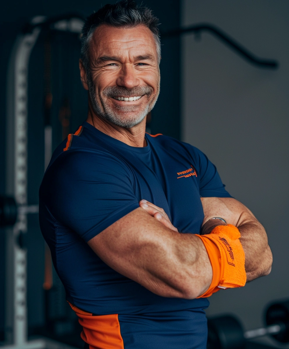 Олег Петренко - тренер з аква-фітнесу